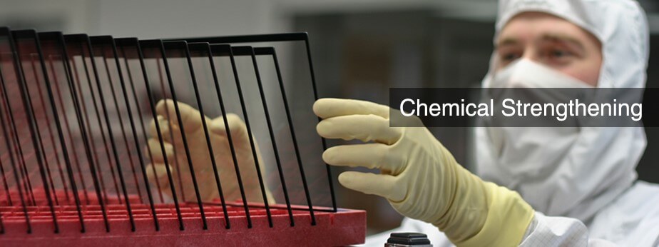 Chemically tempered glass фото